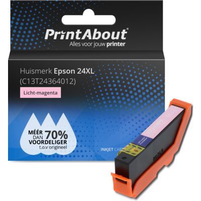 PrintAbout Epson 24XL Licht-magenta Hoge capaciteit