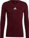 Adidas Team Base Longsleeve Heren Bordeaux Maat XL