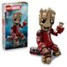LEGO Marvel Groot in Ravager Jumpsuit - Verzamelbaar Superheld Bouwpakket voor Kinderen - Schattige Kinderkamer Decoratie - Cadeau voor Jongens vanaf 10 Jaar en Fans - 76341