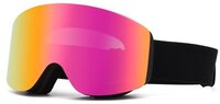 X2 Skibril / Snowboardbril met Magnetische Afneembare Lens Pink - UV400 Bescherming, Anti-Fog Dubbele Lens & Luxe Hardcase