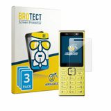 BROTECT Screenprotector 3 Stuks voor Nokia 200 4G Beschermglas transparant