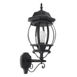 Buitenlamp van aluminium IP44, 1 x E27, 54 x 19 x 28 cm, ideaal voor buitenverlichting en tuinen.