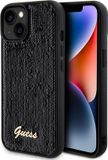 Guess Sequins Script Logo Back Case for Apple iPhone 15 Plus - Black