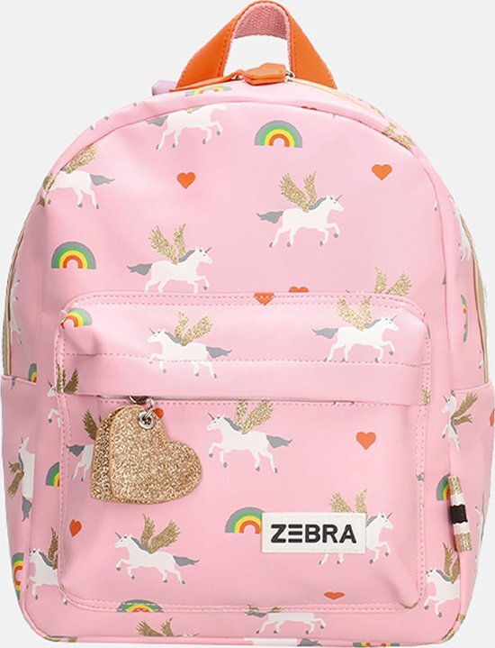 Zebra Trends Unicorn Rugzak S - Roze