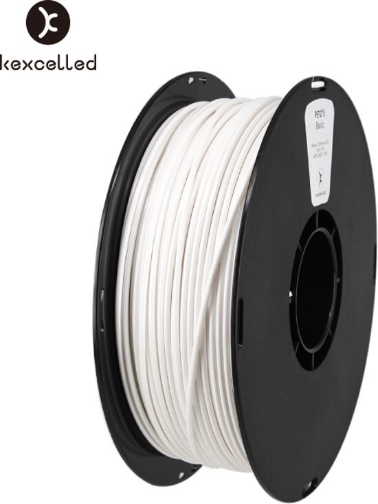 Kexcelled -PETG-1.75mm-wit/white-1000g(1kg))-3d printing filament