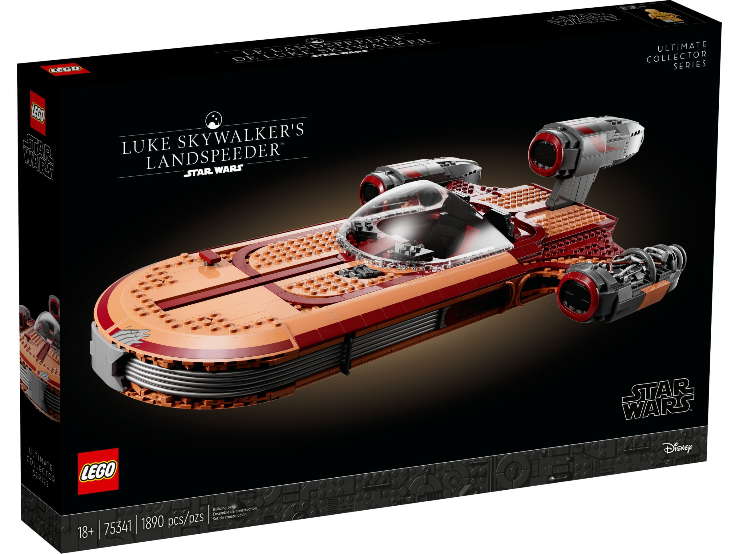 lego Star Wars 75341 Luke Skywalker’s Landspeeder