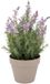 DK design Lavendel kunstplant - in terra pot - paarse bloemen - D32 x H53 cm