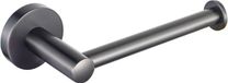 FortiFura Calvi porte-rouleau de papier toilette – porte-rouleau WC – Sans abattant – Gunmetal PVD