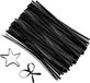 Bands métalliques, 12,7 cm, réutilisable, noir pour pâtisserie, café, cadeaux - 800 pièces