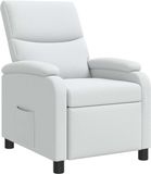 vidaXL Recliner Wit Stof