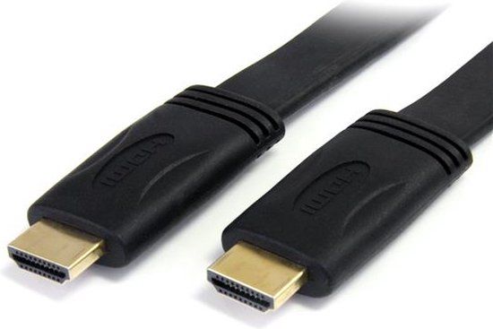 StarTech HDMI 1.4 Kabel - 4K 30Hz - Plat - Verguld - 5 meter - Zwart