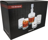 Leuk-voor-thuis Whiskey karaf met 4 glazen