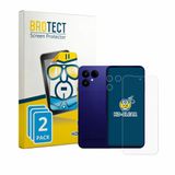 BROTECT - Screenprotector voor Fairphone 6 Plus (Voor+Camera) - Folie Beschermfolie transparant 2 Stuks