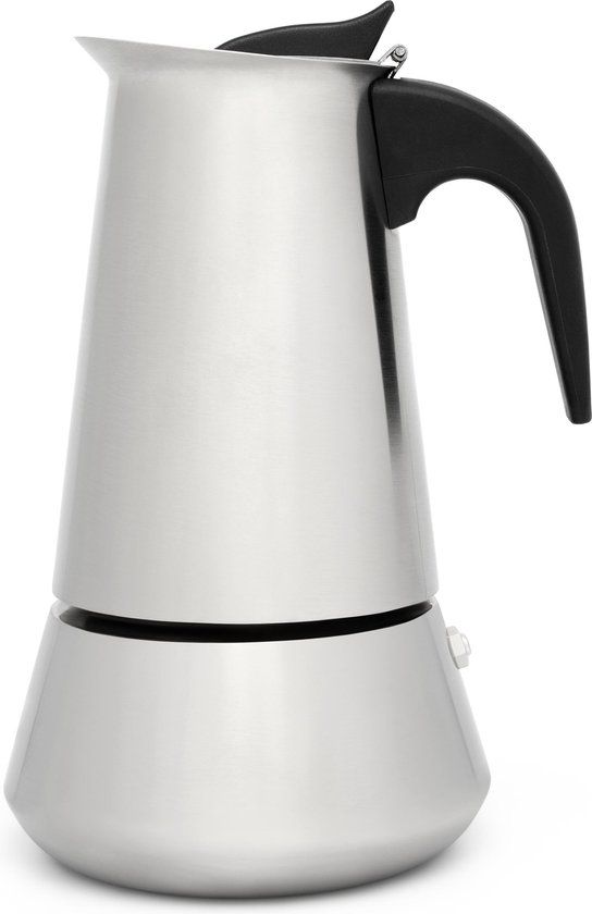 Leopold Vienna Espressomaker Trevi - 6 kops - Mat RVS