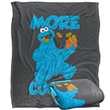 Sesame Street More Cookies Officieel gelicenseerde Silky Touch Super Soft Sprei Deken 152 x 127 cm