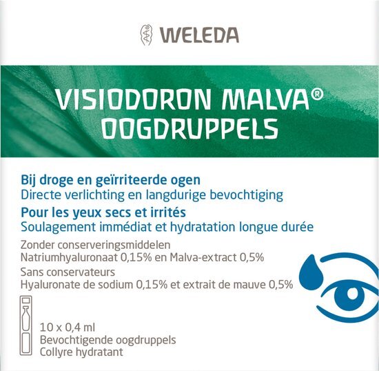 Weleda Visiodoron Malva Oogdruppels Ampullen 10st