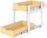 Azomor® Tiroir extensible en bois pour rangement de cuisine avec hauteur réglable