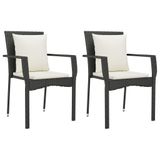VidaXL 3157963 Ensemble de jardin noir