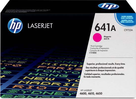 HP 641A Magenta Toner Cartridge - C9723A - Original
