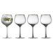 Lyngby Glas Palermo Gold Gin & Tonic Verre 650 ml Transparent - Set de 4