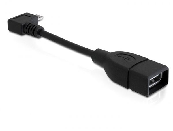 DeLOCK 83104 - USB 2.0 Kabel - Micro-USB B naar USB A - 0.11 m - Male/Female