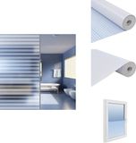 vidaXL Raamfolie strepenpatroon mat 0,9x20 m PVC