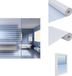 vidaXL Raamfolie strepenpatroon mat 0,9x20 m PVC