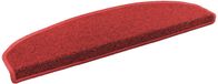 vidaXL Zelfklevende trapmatten 15 st 80 x 24,5 x 3,5 cm rood