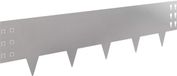 vidaXL Bordure de pelouse - 30 pièces - 100 x 25 cm - Acier inoxydable - Argenté