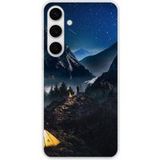 Samsung Galaxy S24 FE Seul en montagne bedrukt siliconen hoesje