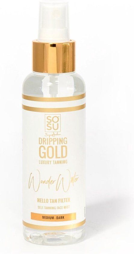 SOSU Dripping Gold Luxury Tanning Wonder Water Medium-Dark 100ml