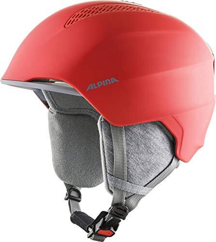 Alpina Unisex - Kinderen, GRAND JR Skihelm, red matt, 51-54 cm