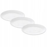 Wilmax Porseleinen Dinerborden Rond Wit 30,5 cm - Set van 3