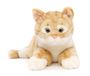 Uni-Toys - Kat met tijgerde vacht (rood-bruin), liggend - 38 cm