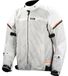 LS2 Riva veste de moto imperméable, gris clair/orange, taille M