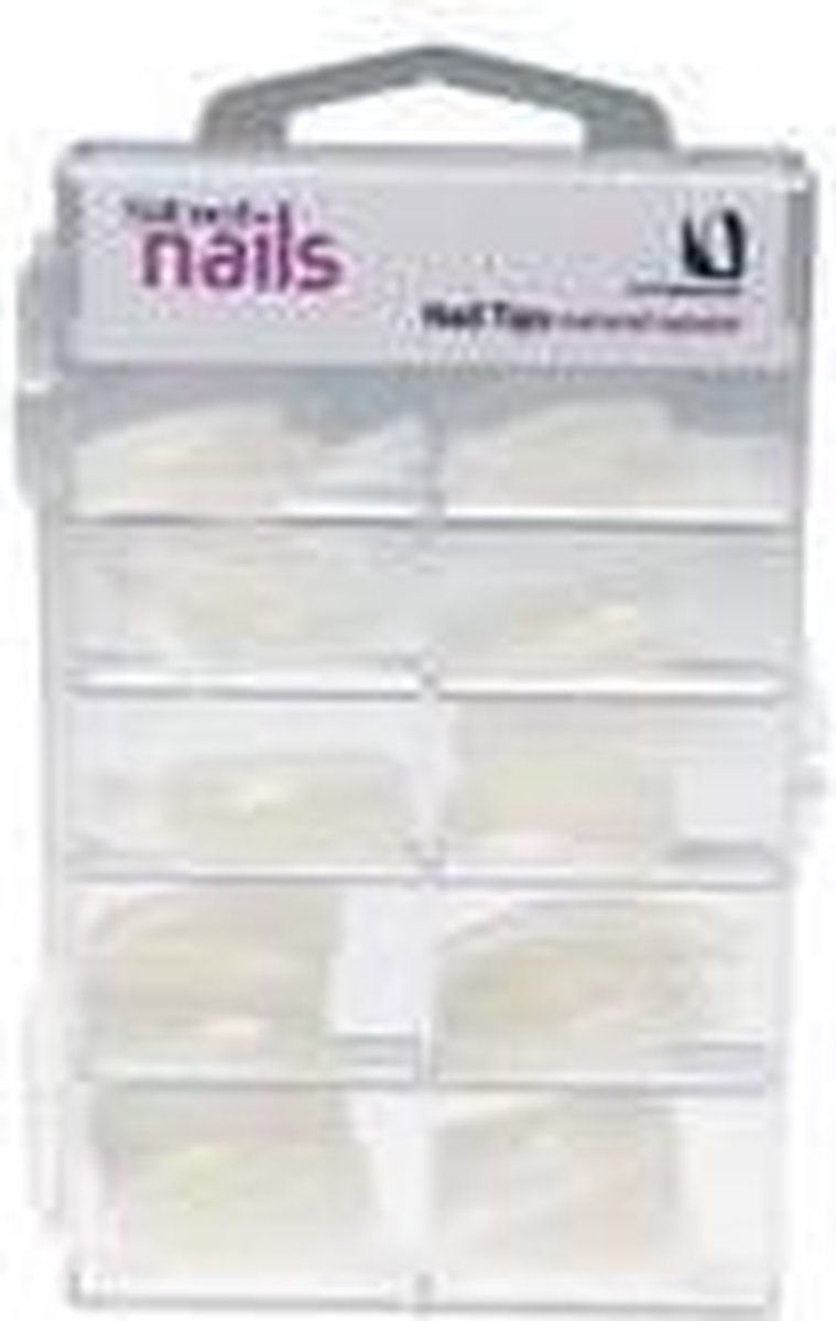 Sibel Natural Nail Tips vierkant 100st