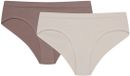 Henderson Bait Femmes Culotte 2-Pack Brun/Beige M
