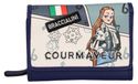 Braccialini Portefeuille femme Bleu avec fermeture éclair Modèle Eudora PVC Blu UNICA 14x10x3.5 cm B16807-UNICO