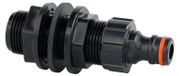 Passage de réservoir - filetage extérieur 1 pouce - 33,2 mm - avec raccord de robinet