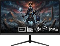 GameRaider ATUM GR24F20I 23.8 inch 200Hz 1ms Full HD Adaptive Sync IPS Gaming Monitor