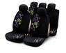 Bottari autostoelhoezenset fiore verde/viola