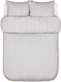 Marc O'Polo Marc O'Polo Classic Fine Stripe Dekbedovertrek Biologisch Katoen Antraciet - Lits-Jumeaux XL – 260x200/220 cm