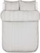 Marc O'Polo Marc O'Polo Classic Fine Stripe Dekbedovertrek Biologisch Katoen Antraciet - Lits-Jumeaux XL – 260x200/220 cm