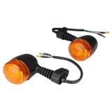 Yamaha Aerox & Derbi Senda set de clignotants 12V, rond, orange, pour l'arrière