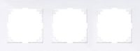 Merten Afdekraam - M-Pure - 3-voudig - Actief wit