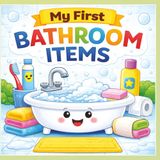 My First Bathroom Items: Learn Everyday Bathroom Objects with Pictures, Names and Simple Sentences | Age - 3 to 7 Years |