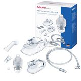 Beurer IH 16 Yearpack, complete accessoires met vernevelaar, medicijntank, mondstuk, maskers voor kinderen en volwassenen, 5 reservefilters, set voor IH 16 inhalator, desinfecteerbaar