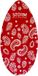 Storm Skim Wood Paisley 39´´ Skimboard Rouge