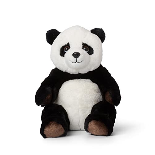WWF Plüsch WWF01100, WWF ECO pluche dier Panda (23 cm), bijzonder zachte en levensechte pluche diercollectie van de WWF, hoge kwaliteits- en veiligheidsnormen, ook geschikt voor baby's