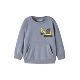 NAME IT MINI sweater met print - lichtblauw